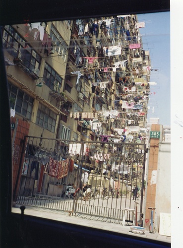 [2004 shanghai]상해의 빨랫줄